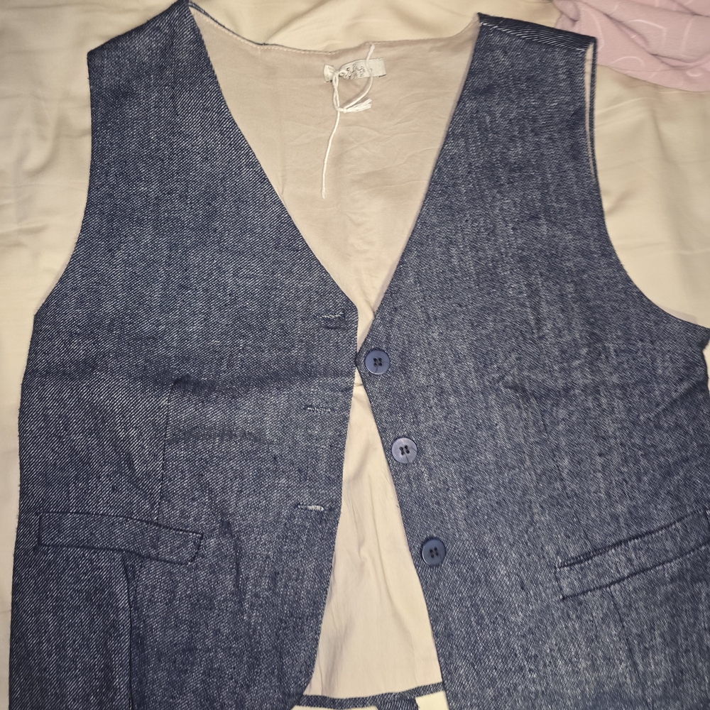 Women's Blue Sweater Vest